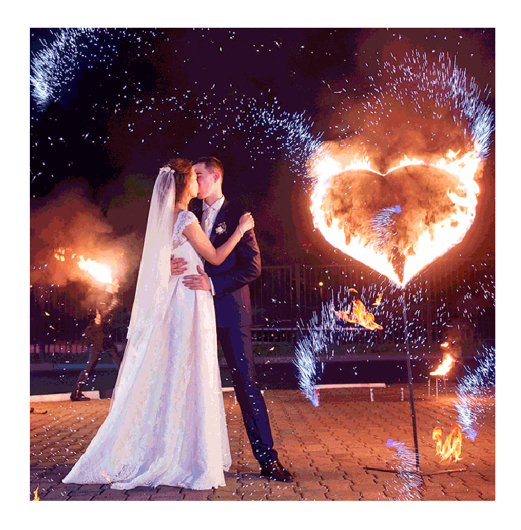 Организация пиротехнического шоу на свадьбу  Буй | buj.salutsklad.ru