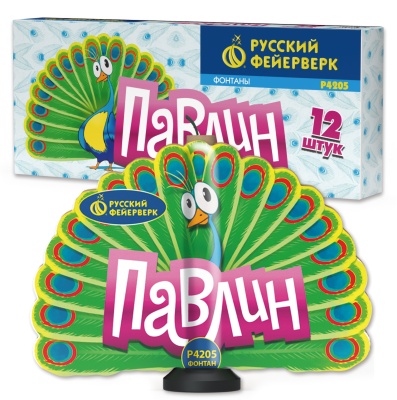 Павлин F Пиротехнический фонтан купить в Буе | buj.salutsklad.ru