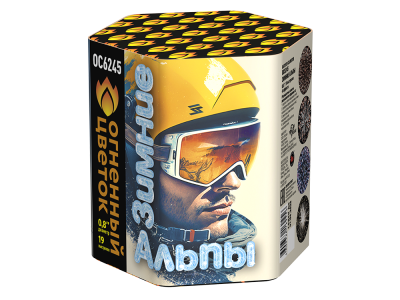 Зимние Альпы Батарея салютов купить в Буе | buj.salutsklad.ru