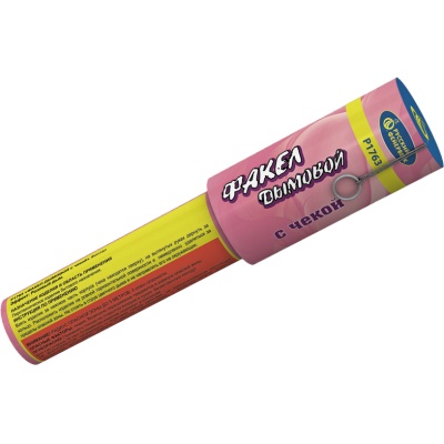 Дымовой (с чекой) розовый Фальшфейер купить в Буе | buj.salutsklad.ru