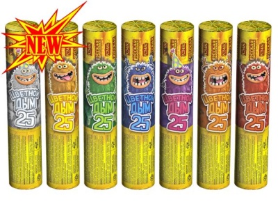 Цветной дым 25 Цветной дым купить в Буе | buj.salutsklad.ru